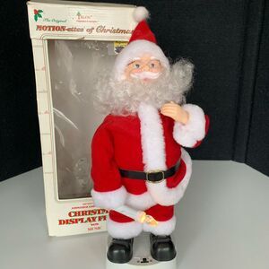 1994 Christmas on Main Street 14-16” Animated Santa Motionette Telco WATCH VIDEO